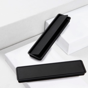 uchwyt meblowy minimalista L czarny