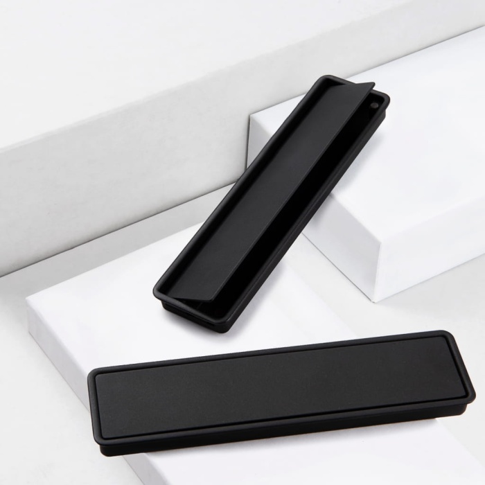 uchwyt meblowy minimalista L czarny