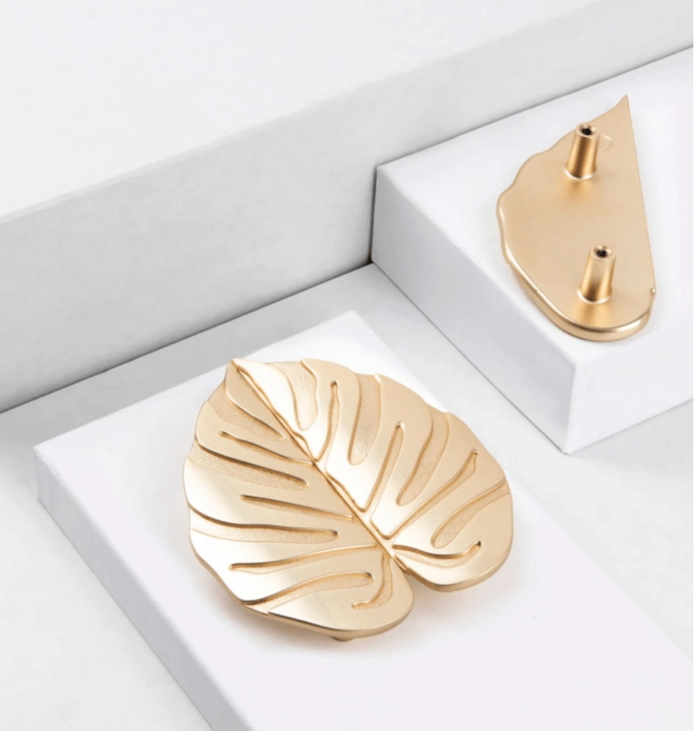 uchwyt meblowy monstera gold złota